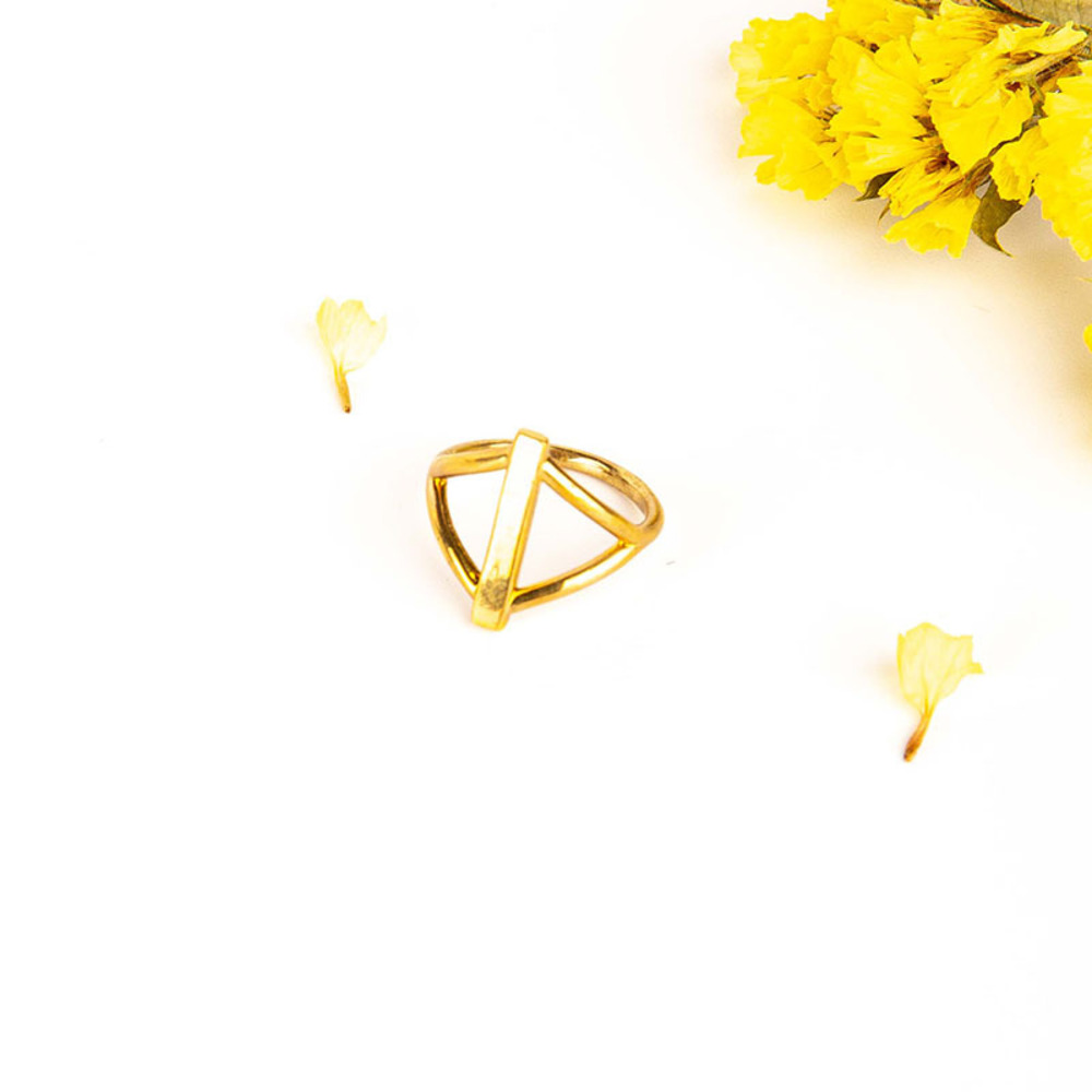 PAMELA LOVE GOLD CLASSIC RING | WOMENS